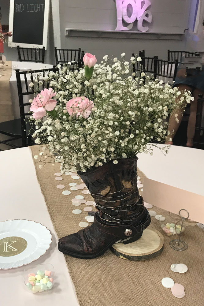 Charro Chic event theme table design